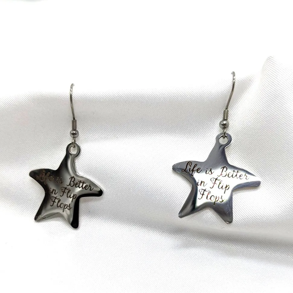 Better in Flip Flop Earrings
