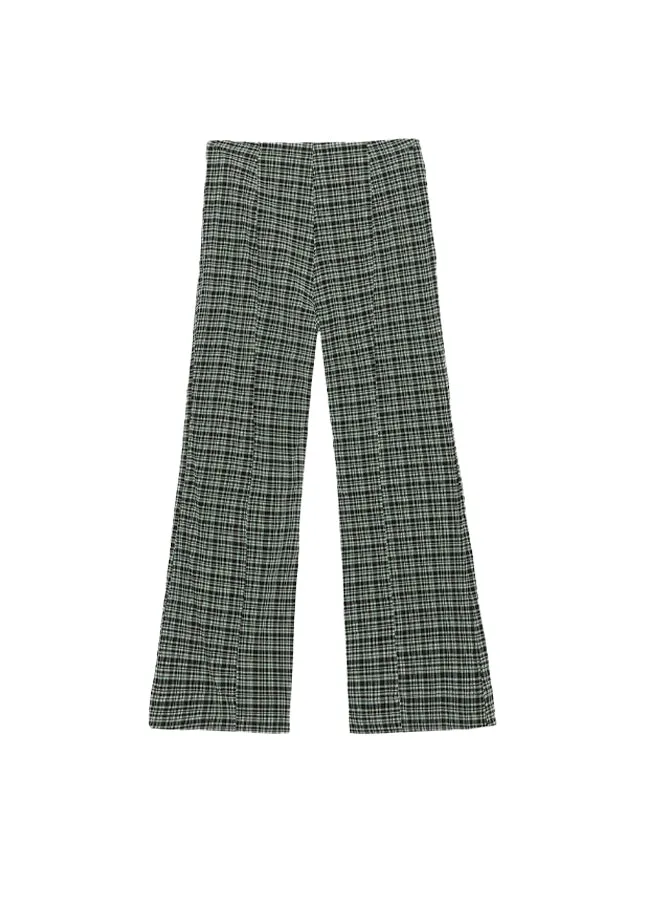 Ganni Stretch Seersucker Cropped Pants F6894