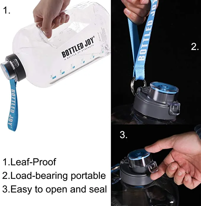 Large Capacity Transparent Sport Water Bottle