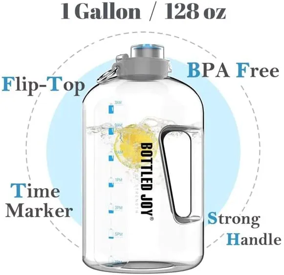 Large Capacity Transparent Sport Water Bottle