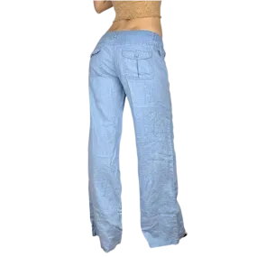 Miss Me Linen Wide Leg Pants (M)