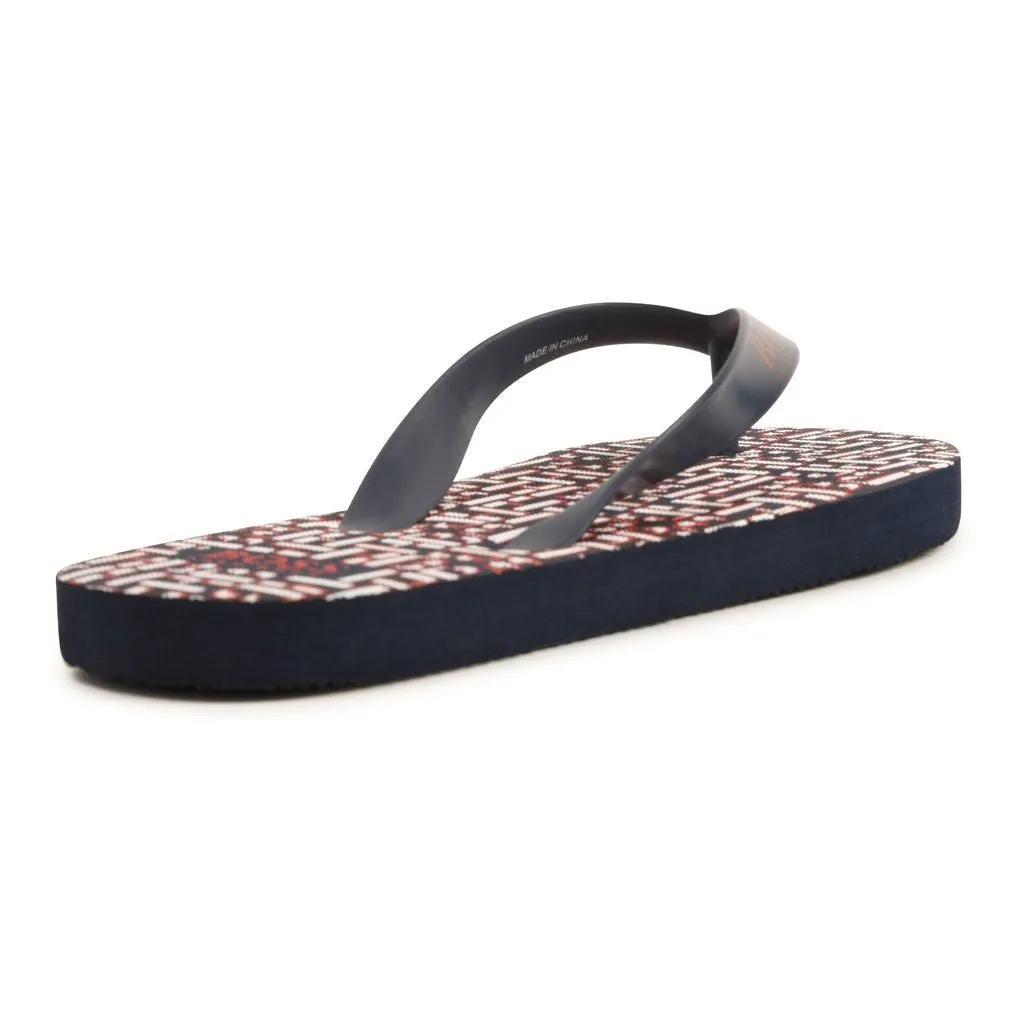 Navy Logo Flip Flop