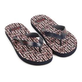 Navy Logo Flip Flop