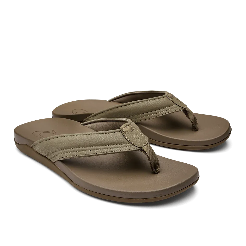 Olukai Men's Maha Flip Flops - Clay/Clay 10518-1010