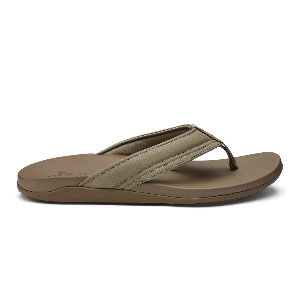 Olukai Men's Maha Flip Flops - Clay/Clay 10518-1010