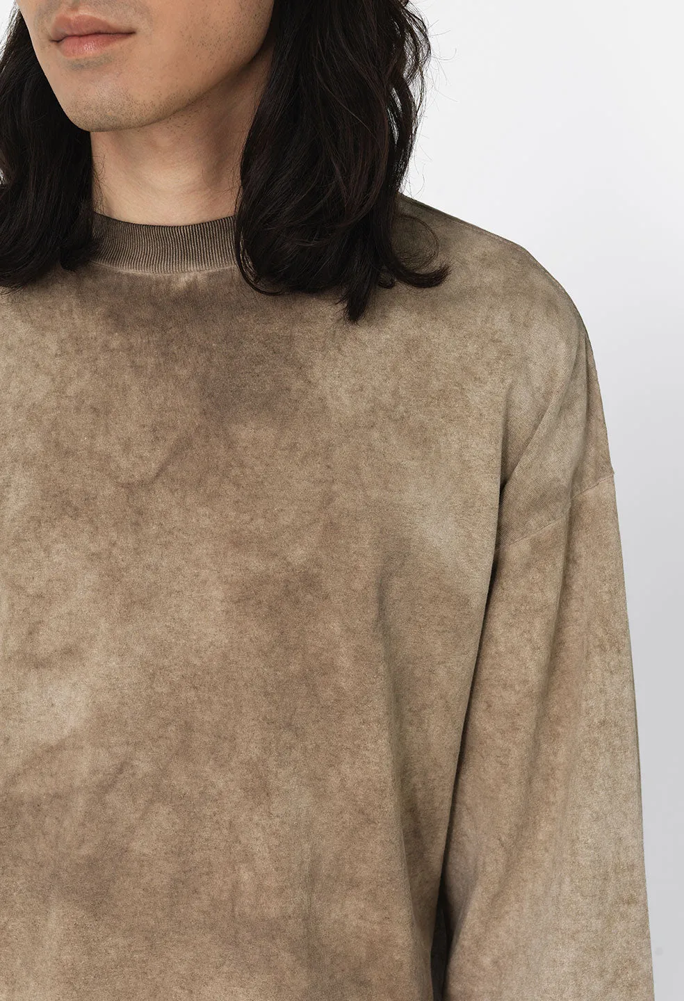 Phoenix LS Tee / Oil Wash Chocolate