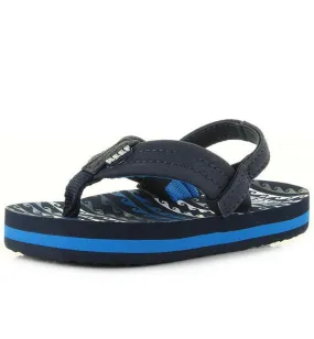 Reef Boys Little Ahi Flip Flops  - Water Blue
