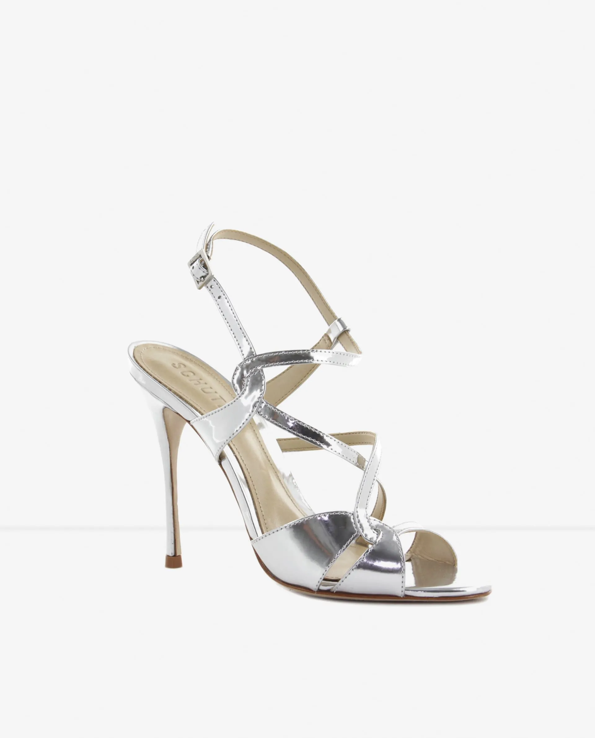 Silver Sinuous Sandal