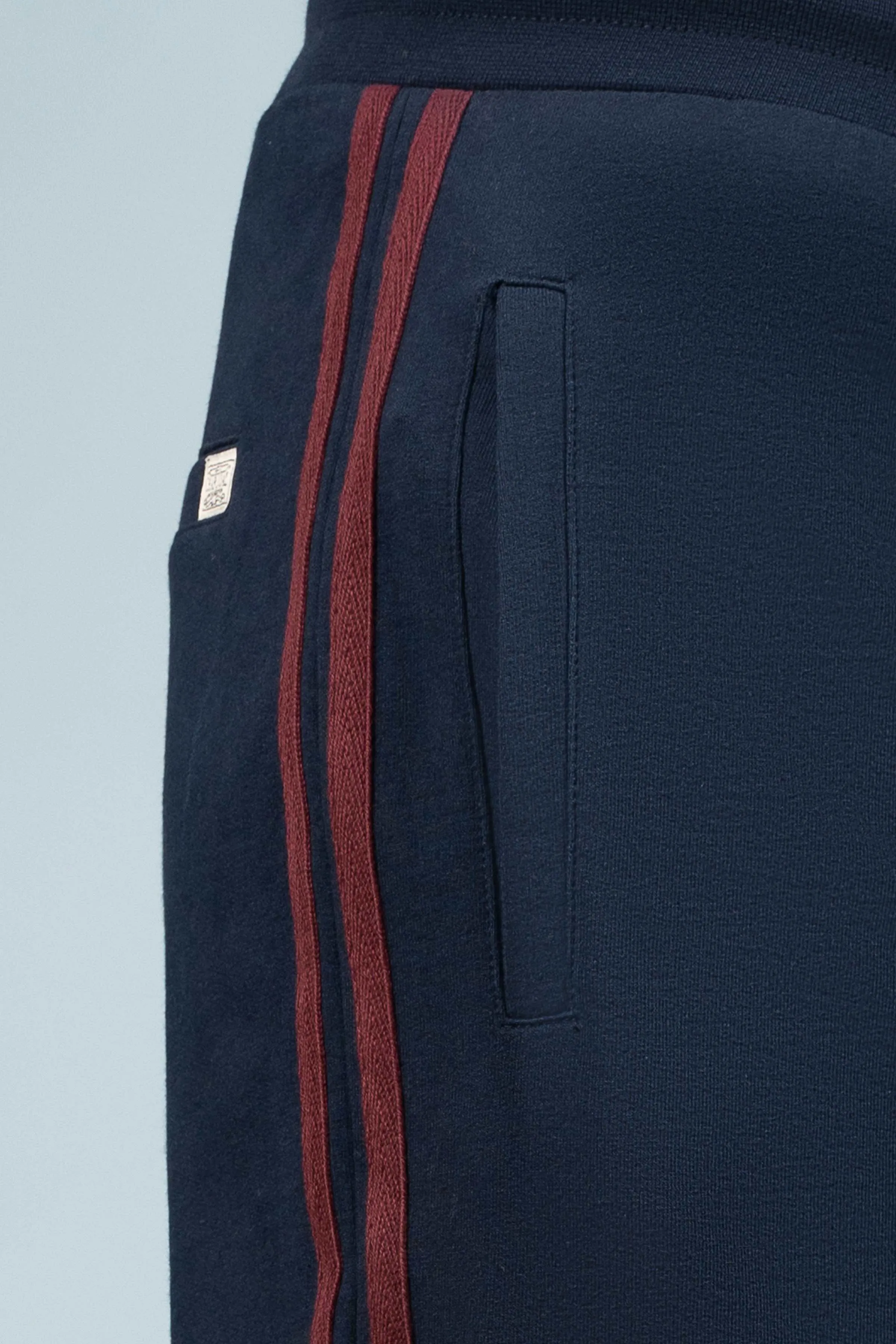 TERRY CONTRAST TAPE TROUSER NAVY