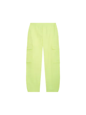 Womens Organic Cotton Linen Cargo Pants—andes green