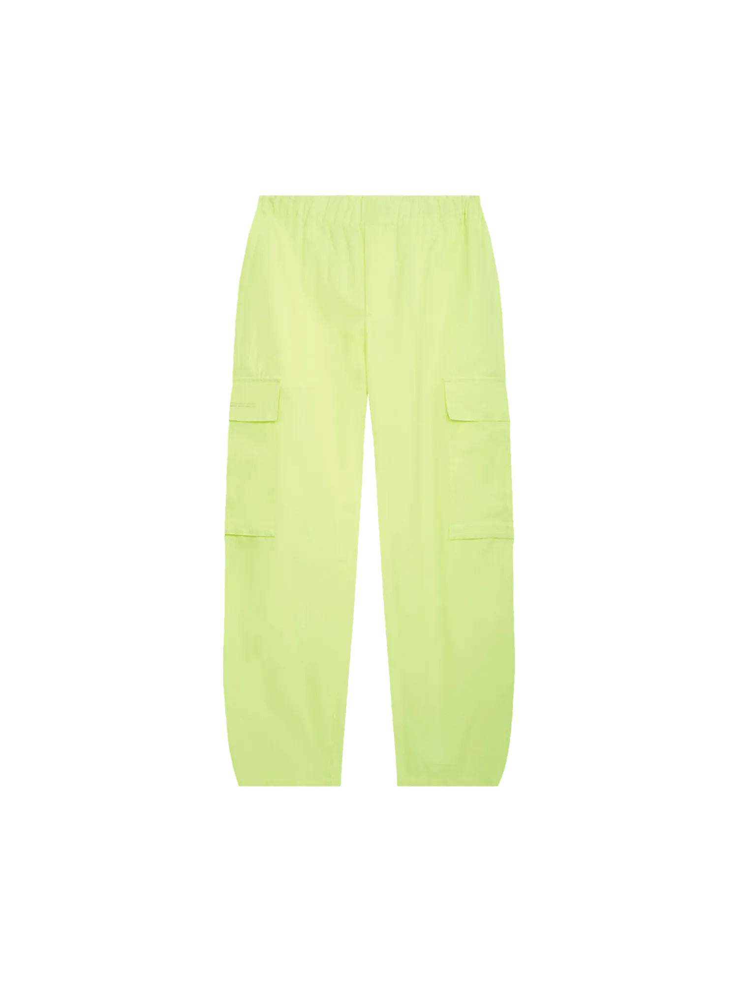 Womens Organic Cotton Linen Cargo Pants—andes green